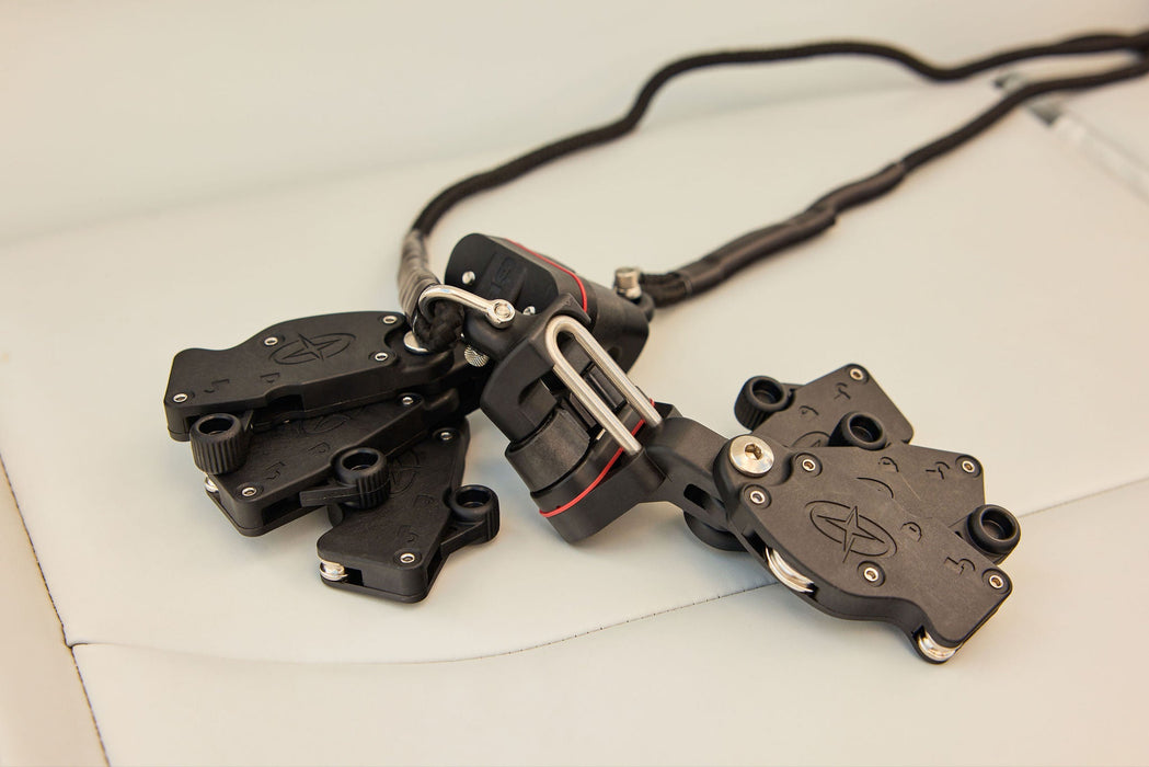 Triple 500lb GEMLOX Pair with Leash Locks and Heavy Duty Custom Ropes