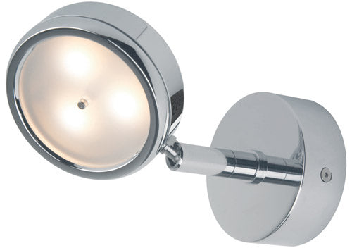 Imtra Lighting Bremen, LED, Matte Chrome with Dual Color | Red Or White, Built-In Dimmer, 10-30VDC