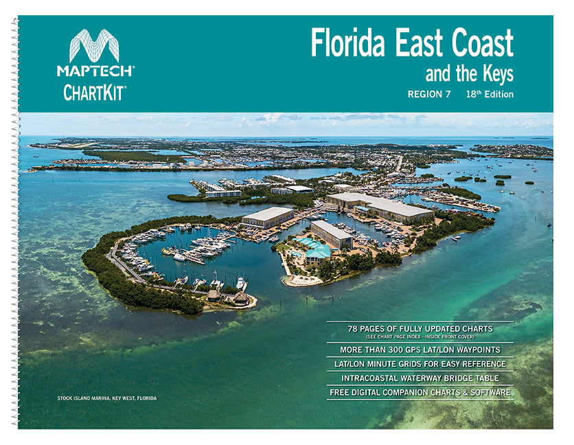 Maptech Chartkit Libro Costa Este de Florida y los Cayos