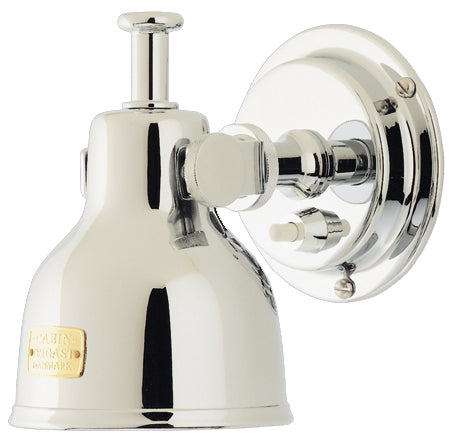 Muir Cabin Lamp LED, Medium, Polished Stainless Steel, 1 x 1W LED | Integrated LED Driver, 10-30VDC