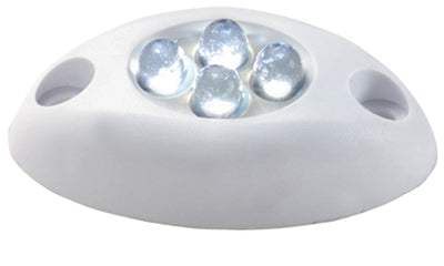 Imtra Lighting LED Cluster Courtesy Light, White, 4 x Blue LED, 12V