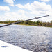 Heavy Duty Dredge Boom, fixed 11ft, for #6 butt, with safety tie back
