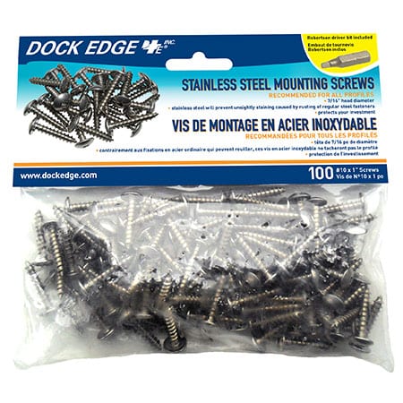 Tornillos de montaje Dock Edge DE1006F
