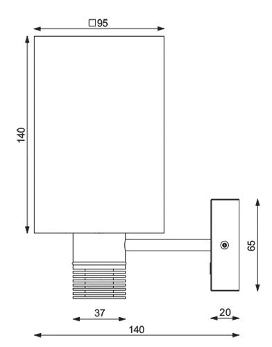 Imtra Lighting Nova con USB y regulador de intensidad, cromado | Lámpara de pared LED