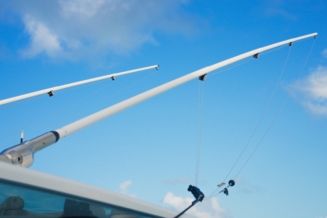 Bluewater Fixed-Length Externally Rigged Carbon Fiber Outriggers (pair)