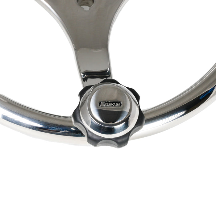 Edson Polished Stainless Steering Wheel- 1710ST