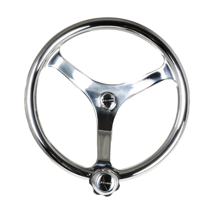 Edson Polished Stainless Steering Wheel- 1710ST