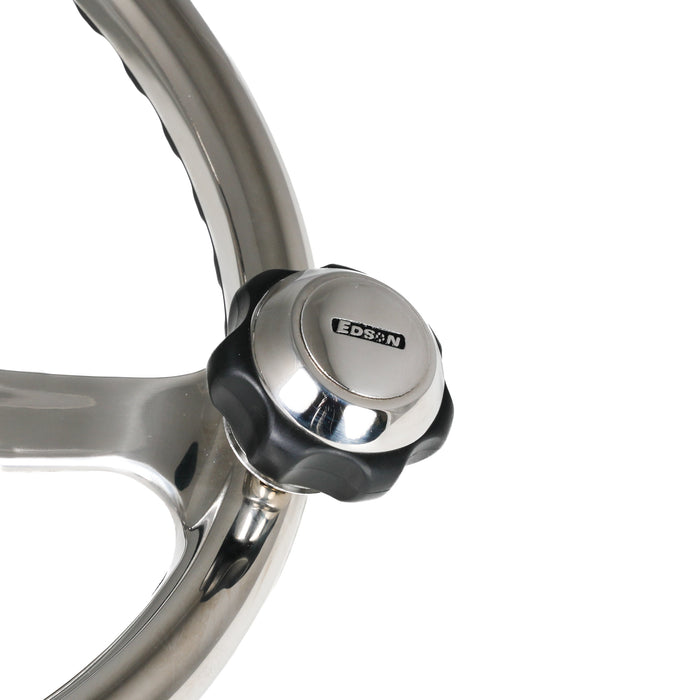 Edson Polished Stainless Steering Wheel- 1710ST