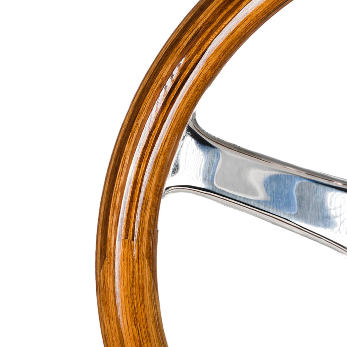 Edson Teak Steering Wheel