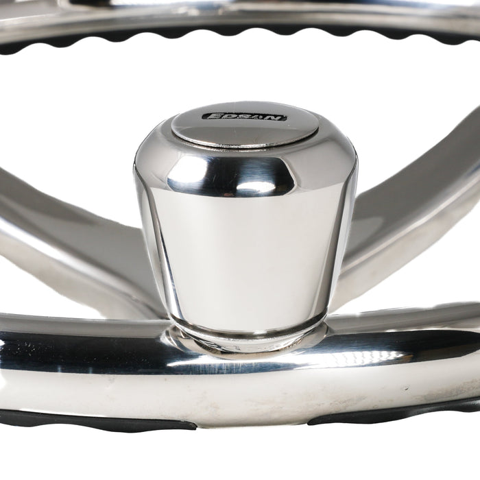 Edson Polished Stainless Steering Wheel- 1710ST