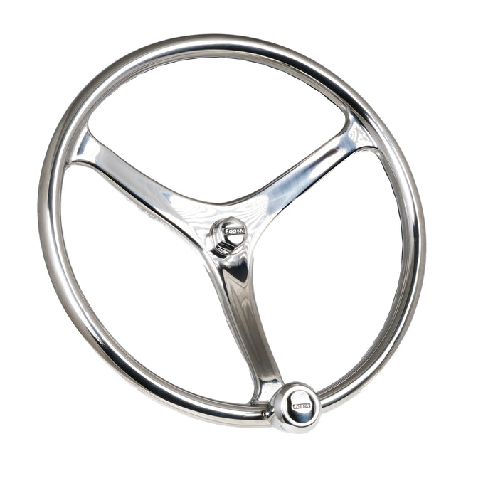 Edson Polished Stainless Steering Wheel- 1710ST