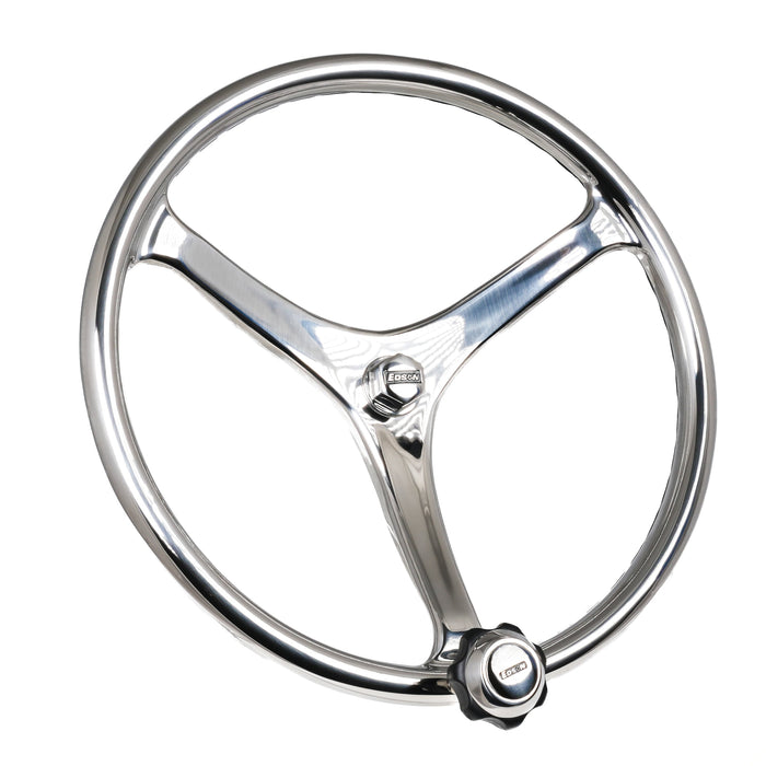 Edson Polished Stainless Steering Wheel- 1710ST