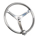 Edson Polished Stainless Steering Wheel- 1710ST