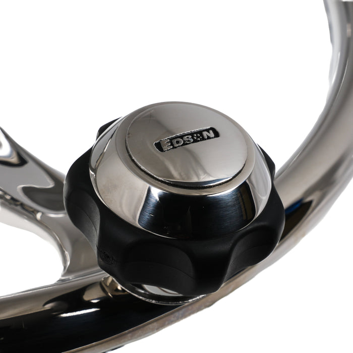 Edson Polished Stainless Steering Wheel- 1710ST