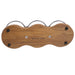 Drink Holder, Triple, Stainless with Teak Base