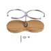 Drink Holder, Double, Stainless with Teak Base