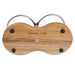 Drink Holder, Double, Stainless with Teak Base