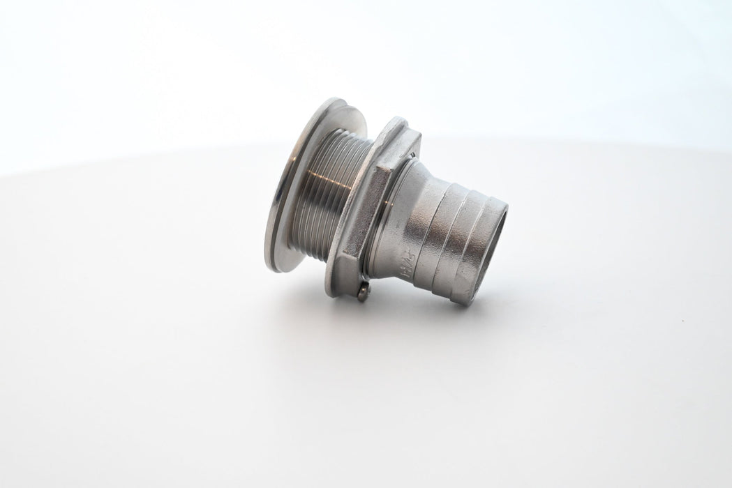 Thru Hull NPS 1-1/8" Barb Short