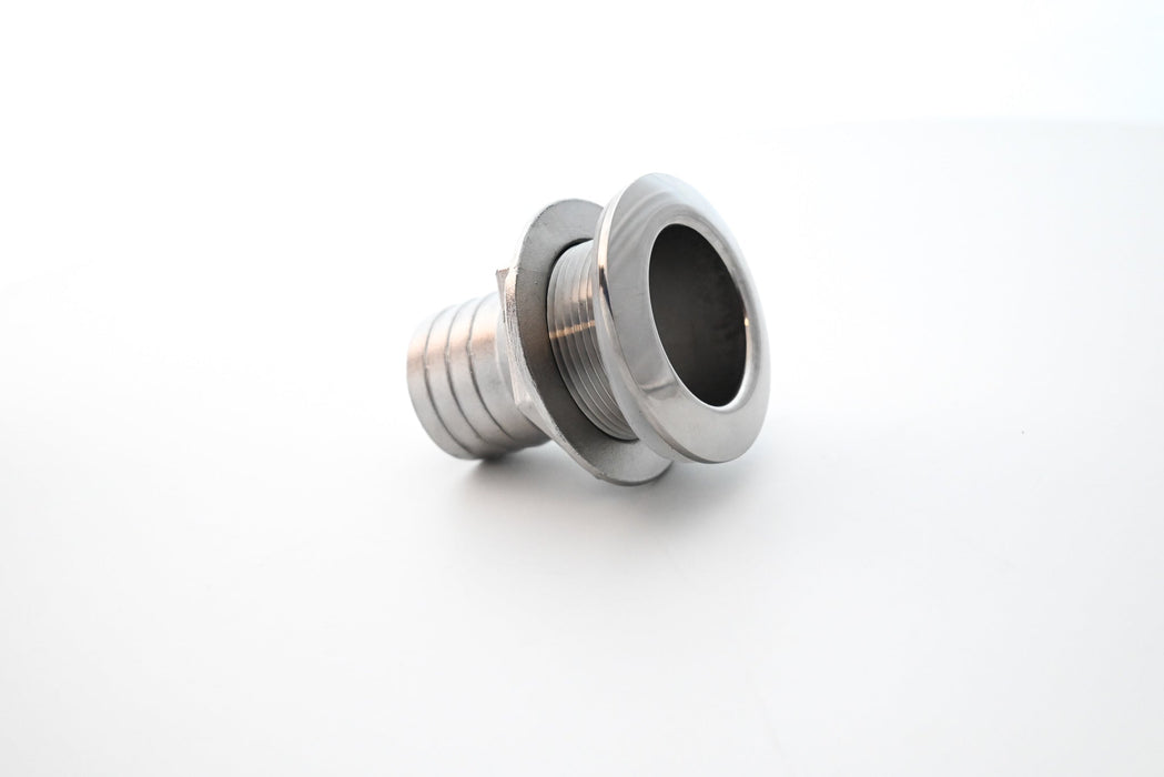 Thru Hull NPS 1-1/8" Barb Short