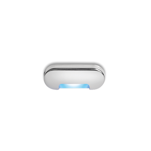 BCM Dallas 40 Mono Light Emission | Polished Stainless Steel, Blue, IP66, 8-32VDC