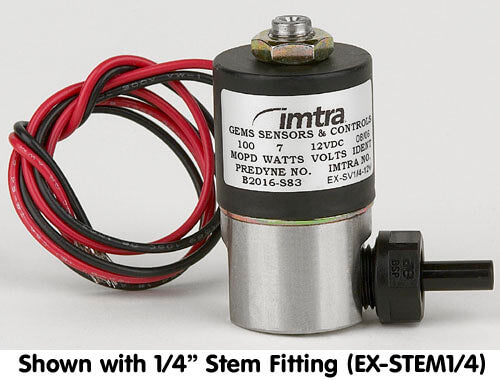 Exalto Solenoid Valve, 1/4", 24V