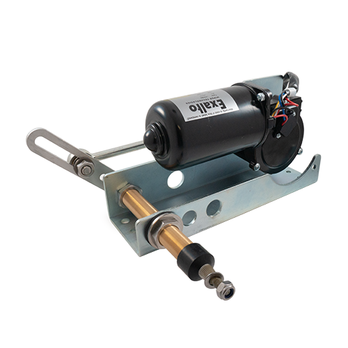 Exalto Wiper Motor 255Bs | 12V/55Nm for 35mm (1-3/8") Bulkheads Single Shaft