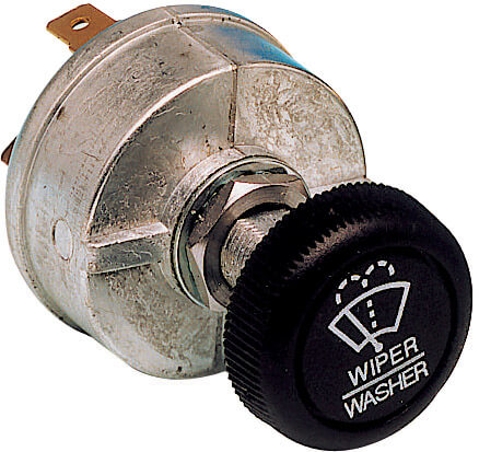 Exalto Simple Switch for One Wiper, 12/24V | Do Not Use with Coastal Series Wiper Motor