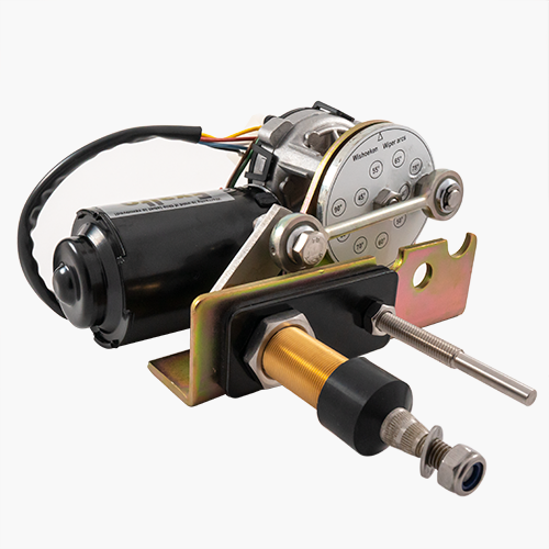 Exalto Bom:Wiper Mtr 223Bd,12V/23Nm | 35mm Bulkhead, 85Deg Sweep, Port