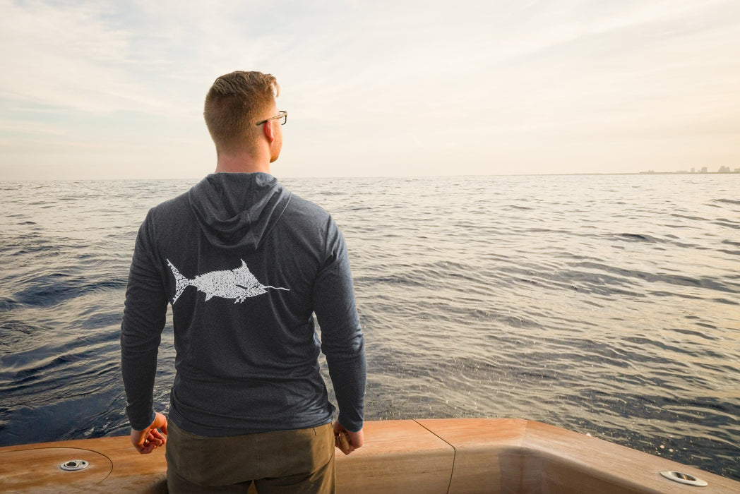 Men's Long Sleeve Sport-Tek Marlin Hooded Shirt