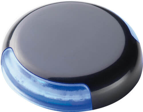 LED Frensch F-23, negro, azul, 10-30 VCC | Montaje en superficie (cortesía)