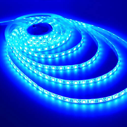 Imtra Lighting Flexible LED Strip Tape Ho (High Output) F-Series | 12V, Blue, 16' Length, 3M Tape, IP66