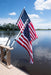 Coastal Hybrid Flagpole, Fixed 4.5', White
