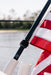 Coastal Hybrid Flagpole, Fixed 4.5', Black