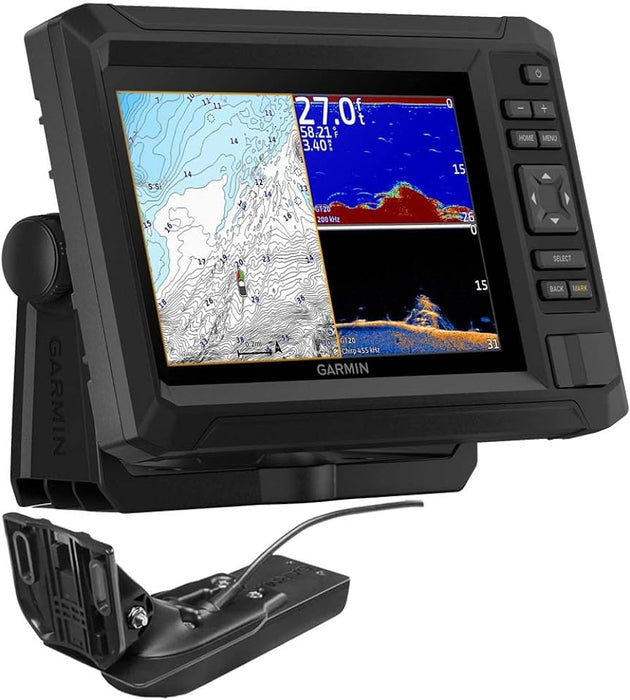 Garmin 010-02595-51 Echomap Uhd2 74Cv con transductor Gt20-Tm y cartografía Navionics+ de la costa y los grandes lagos de EE. UU.