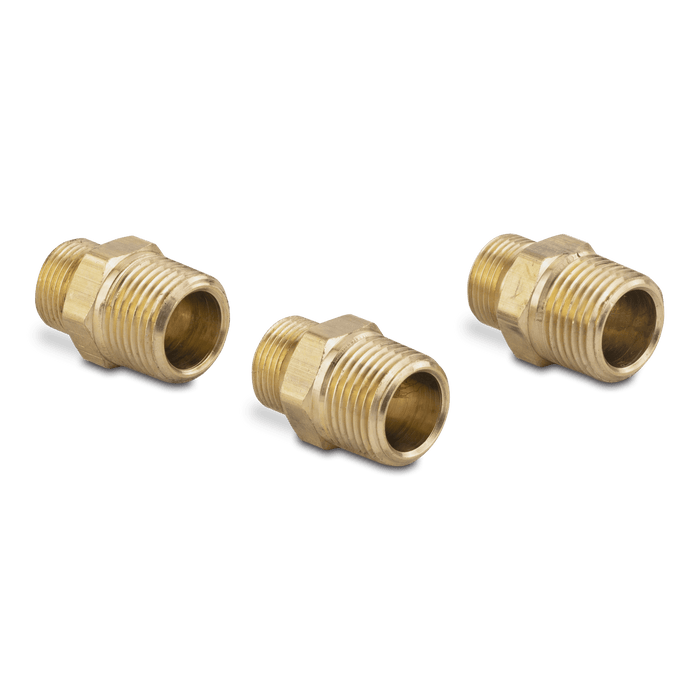 Conector Dometic que conecta tubería de 3/8" a tubería de 3/8"