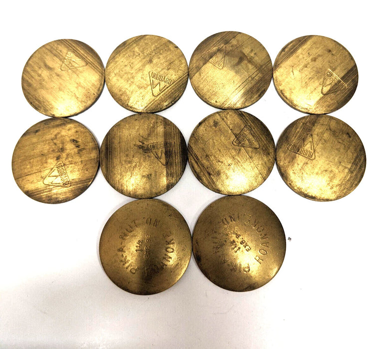 Hunckler 2930640 - Juego de 10 conectores de latón para congelación de motores de 1"