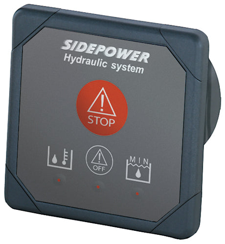 SidePower Panel, Hydraulic Warning, Info & Emergency Shutoff | 12V