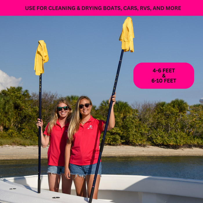 TD Mop Palm Beach Reach Carbon Fiber Extension Handle 4-6 Feet 6-10 Feet PBREACH4-6 PBREACH6-10