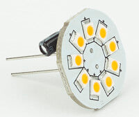 Imtra Lighting "Mini" GU4 LED Replacement Bulb, Back-Pin, Warm, | 10-30VDC, 9XLED, 1.5W