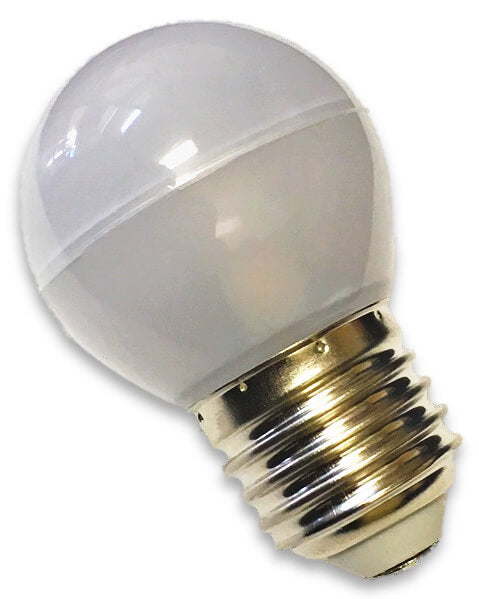 Imtra Lighting E26/E27 Compact Globe LED Bulb, | 10-30VDC, 4W, Warm White