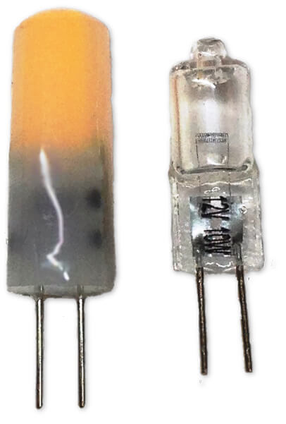 Imtra Lighting "Bullet" G4 LED Bulb, Warm White, 10-30VDC | "Bullet" LED Replacement Bulb Omni-Directional