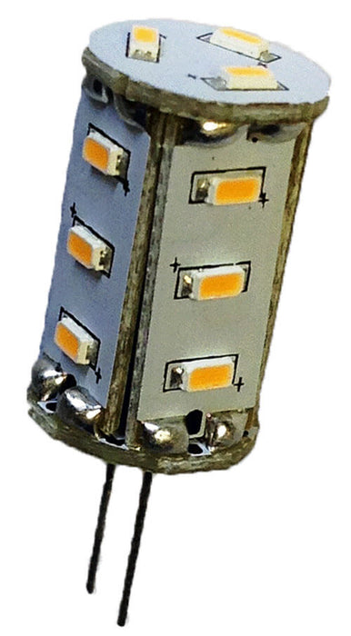 Imtra Lighting Tower LED Bulb, GU4, Warm White, | 10-30VDC, 15 x LED, Omni-Directional, Bulk Pkg