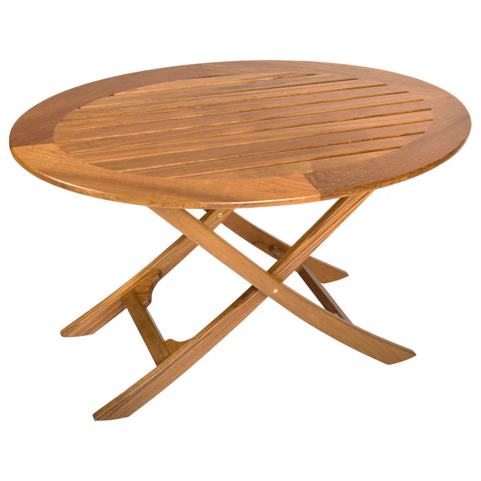 Whitecap 63037 Oval Slat Top Adjustable Table