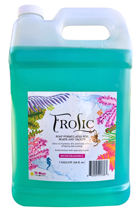 TD Mop Frolic Biodegradable Boat Soap- 1 Gallon