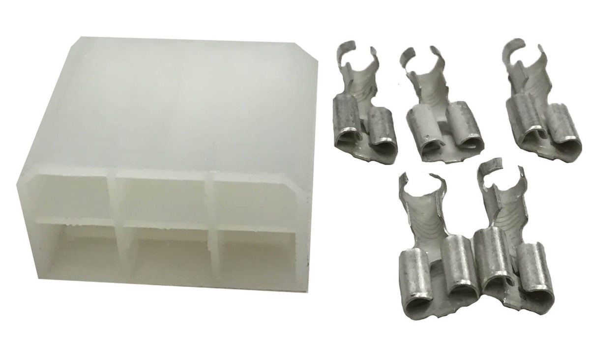 Exalto Amp Connector for Exalto Motor, Male Assembly | with Female Spade Terminal