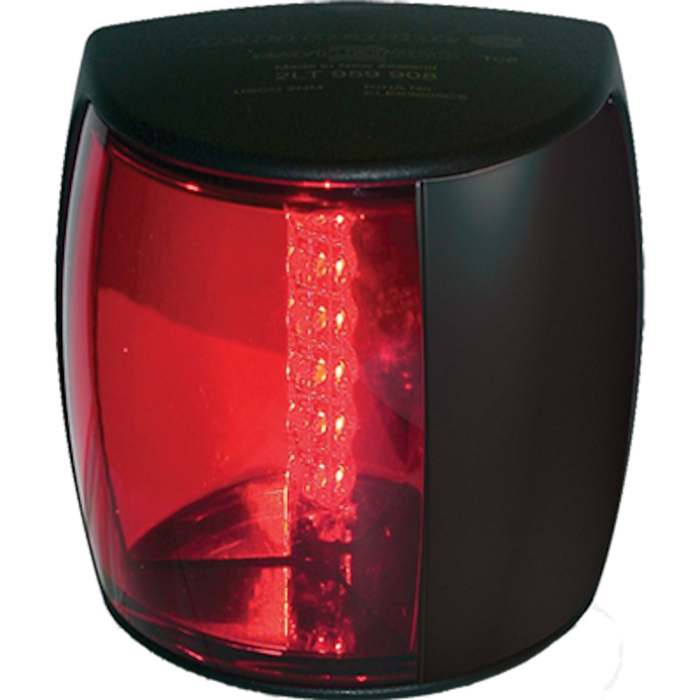 Hella Marine NaviLED PRO Port Navigation Lamp - 2nm - Red Lens/Black Housing