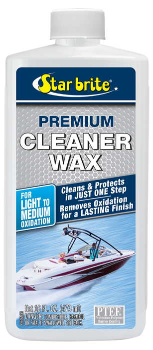 Starbrite 089616P Limpiador/Cera-Premium Un Paso 16 oz.