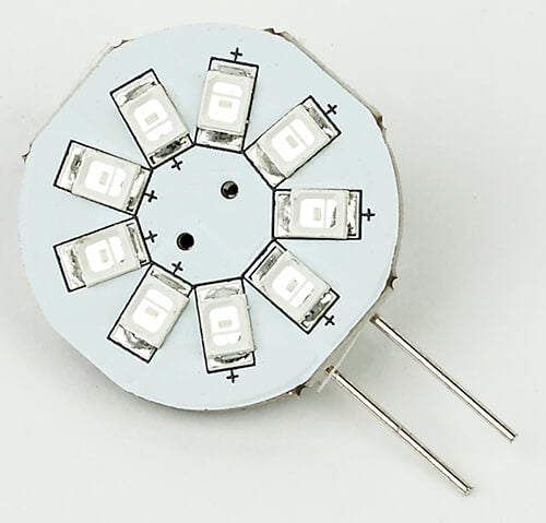 Imtra Lighting "Mini" G4 LED Bulb, Side-Pin, Blue | 10-30VDC, 9XLED, 1.5W