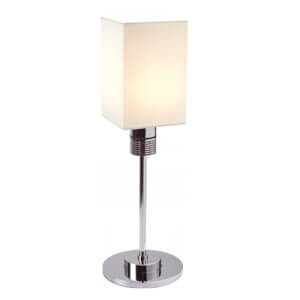 Imtra Lighting Jana Table Lamp, | Chrome, with Switch & Dimmer, Chrome, 10-30VDC, IP20