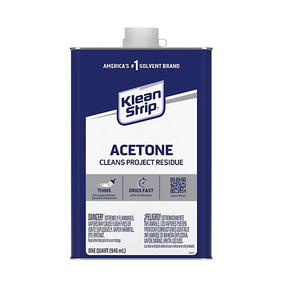 Klean Strip Acetone – Gallon & Quart